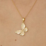 Butterfly Pendant Necklace