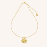 Golden Seashell Necklace