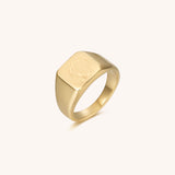 Initial Signet Ring - D