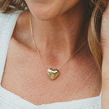 Heart of Gold Pendant Necklace