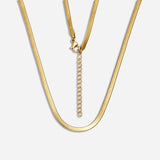 April Herringbone Chain Necklace