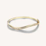 Crystal Wavy Bangle