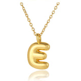 Bubble Initial Necklace