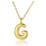 Bubble Initial Necklace