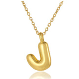 Bubble Initial Necklace