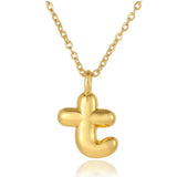 Bubble Initial Necklace