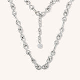 Rebecca Silver Chain Necklace